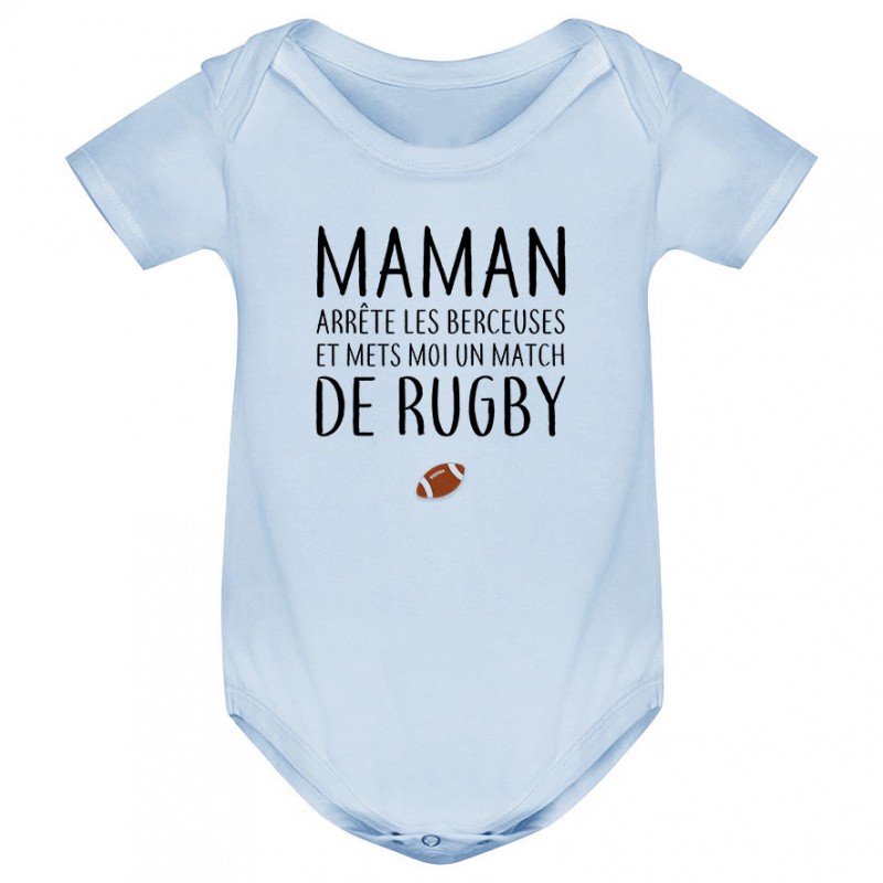 Body bébé Match de rugby