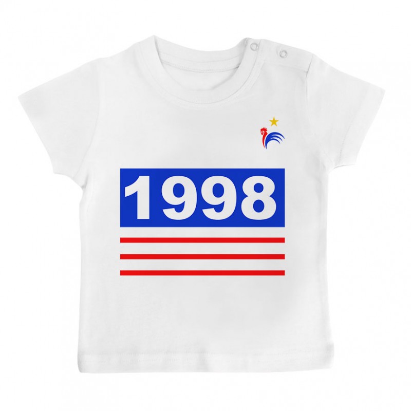 T-Shirt bébé Foot 1998 T-Shirt bébé Foot 1998