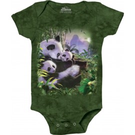 Body bébé Famille Panda -...