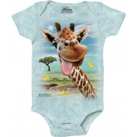 Body bébé Girafe Selfie -...