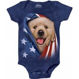 Body chiot patriotique -...