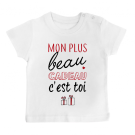 T-shirt bébé mon plus beau...