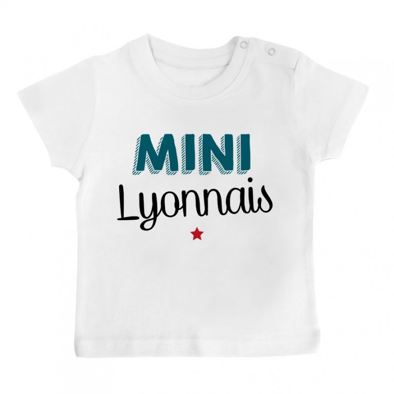 T-Shirt bébé Mini Lyonnais T-Shirt bébé Mini Lyonnais