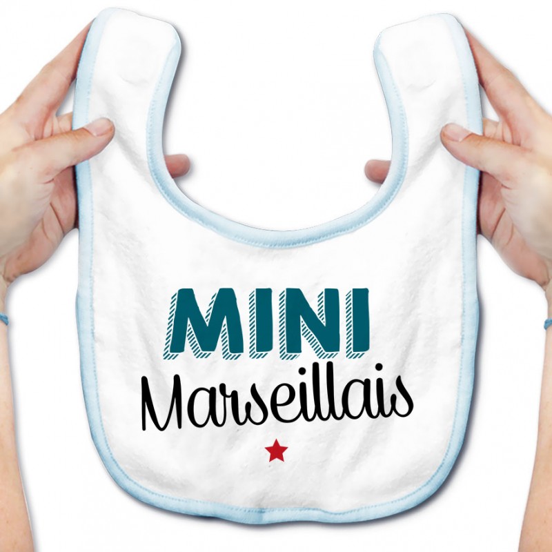 Bavoir bébé Mini Marseillais Bavoir bébé Mini Marseillais