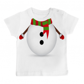 T-shirt bébé Bonhomme de neige