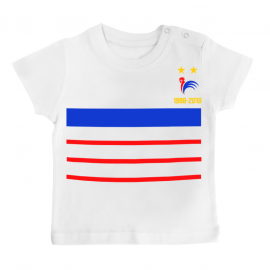 T-shirt bébé France foot 2...