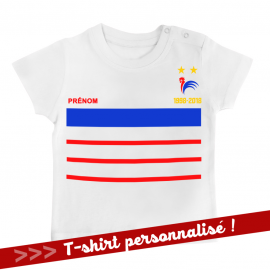 T-shirt bébé France foot 2...