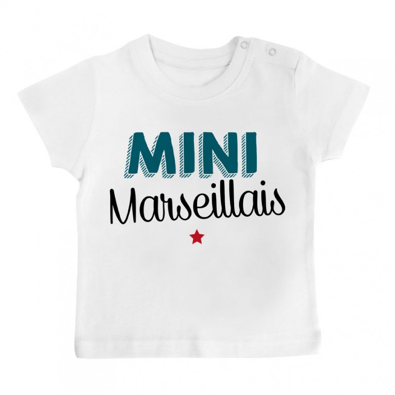 T-Shirt bébé Mini Marseillais T-Shirt bébé Mini Marseillais