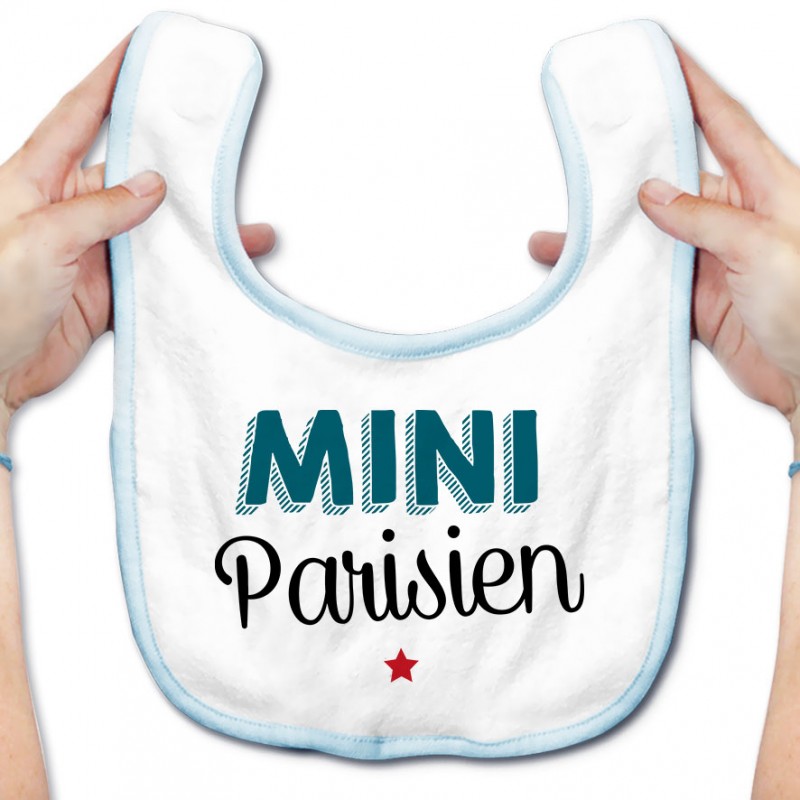 Bavoir bébé Mini Parisien Bavoir bébé Mini Parisien