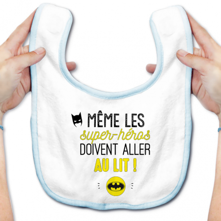 Bavoir bébé Au lit! Batman