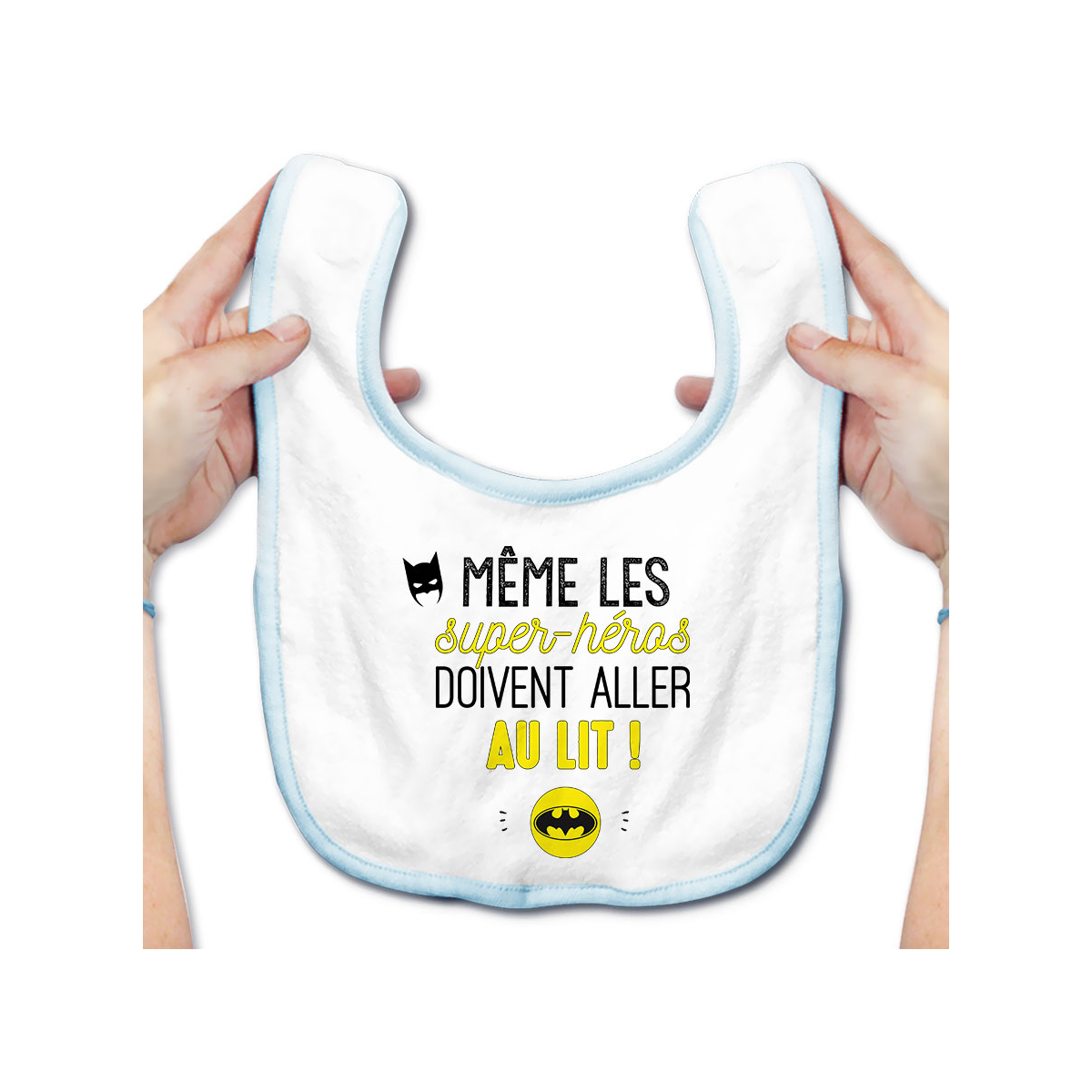 Bavoir bébé Au lit! Batman