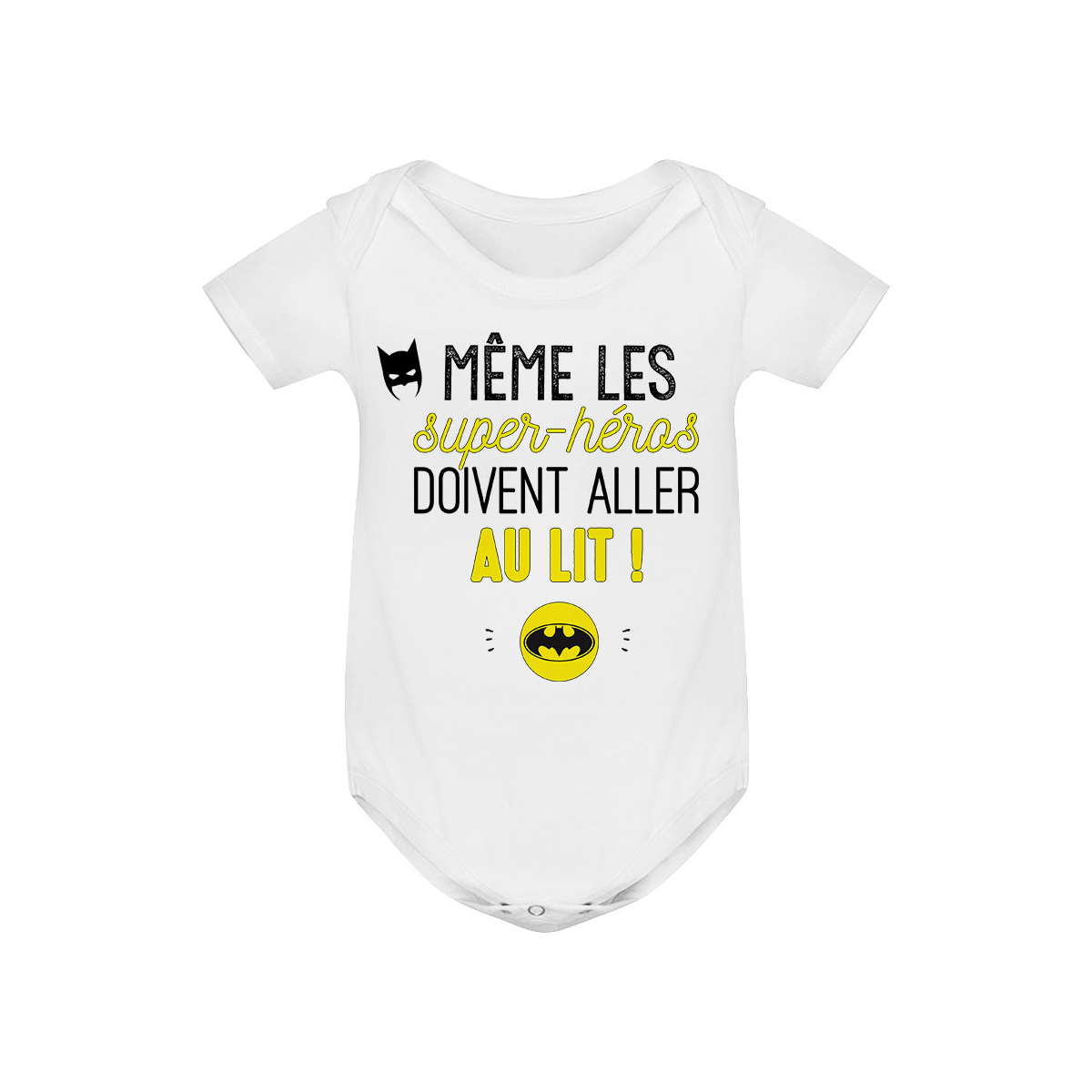 Body bébé Au lit! Batman