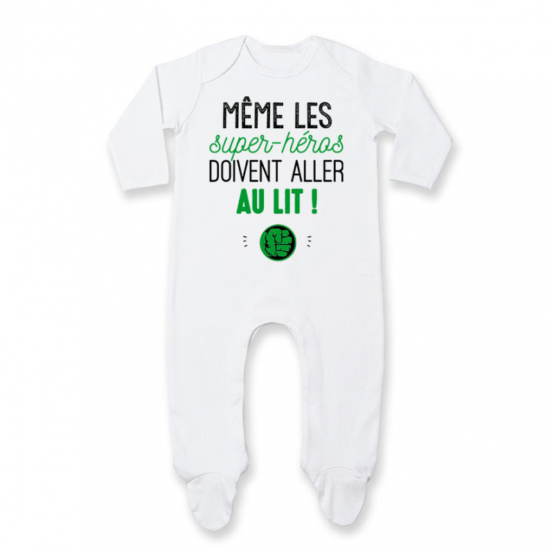 Pyjama bébé Au lit! Hulk