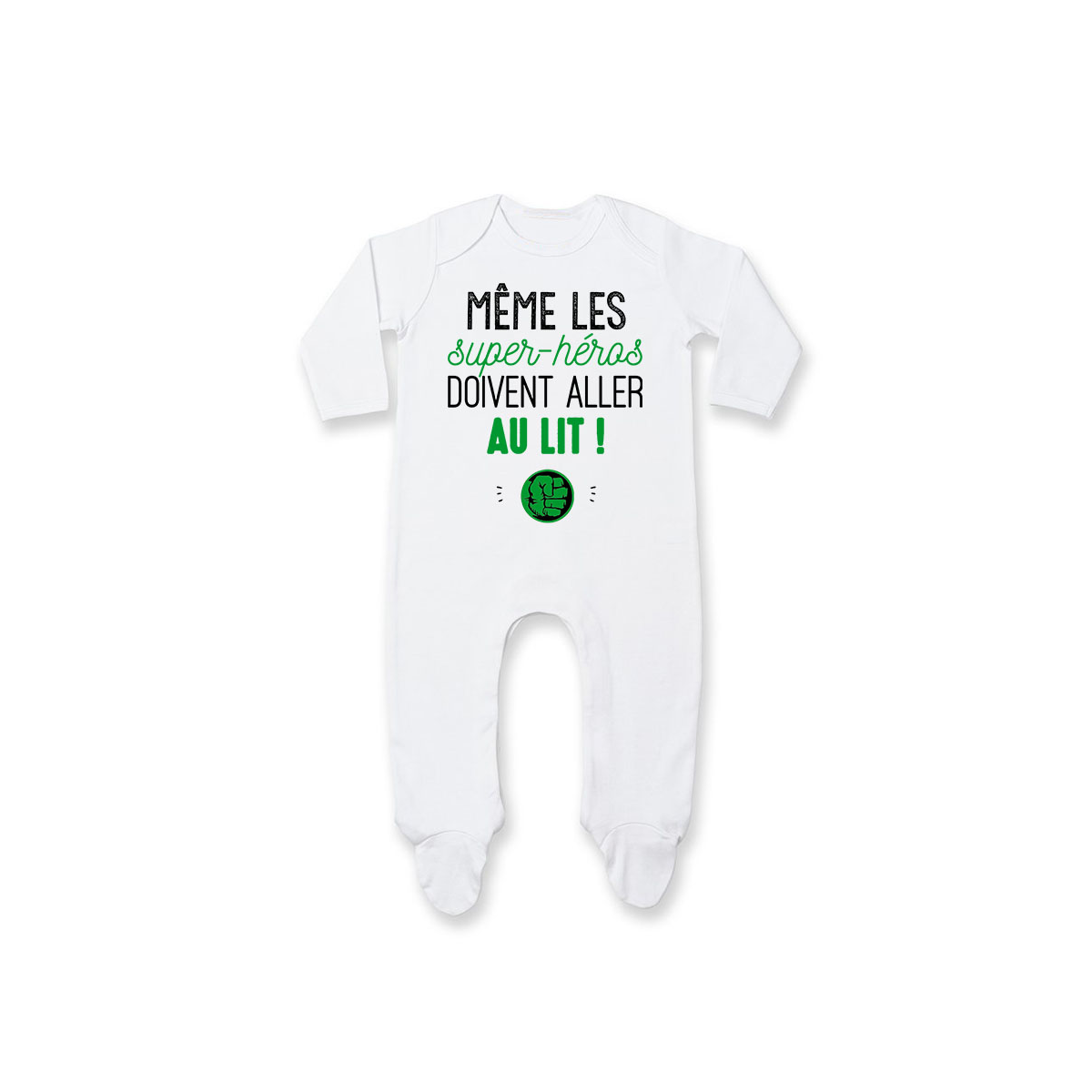 Pyjama bébé Au lit! Hulk