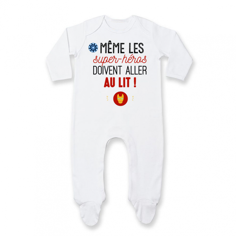 Pyjama bébé Au lit! Iron Man