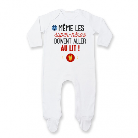 Pyjama bébé Au lit! Iron Man