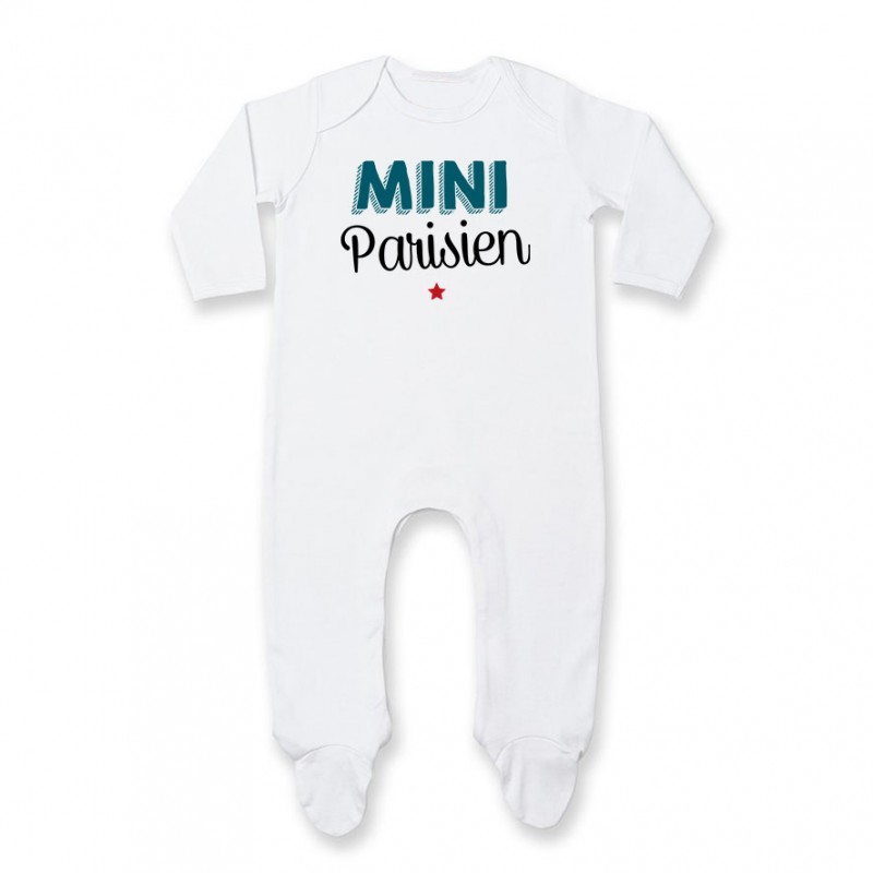 Pyjama bébé Mini Parisien Pyjama bébé Mini Parisien