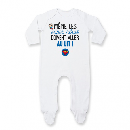 Pyjama bébé Au lit! Superman