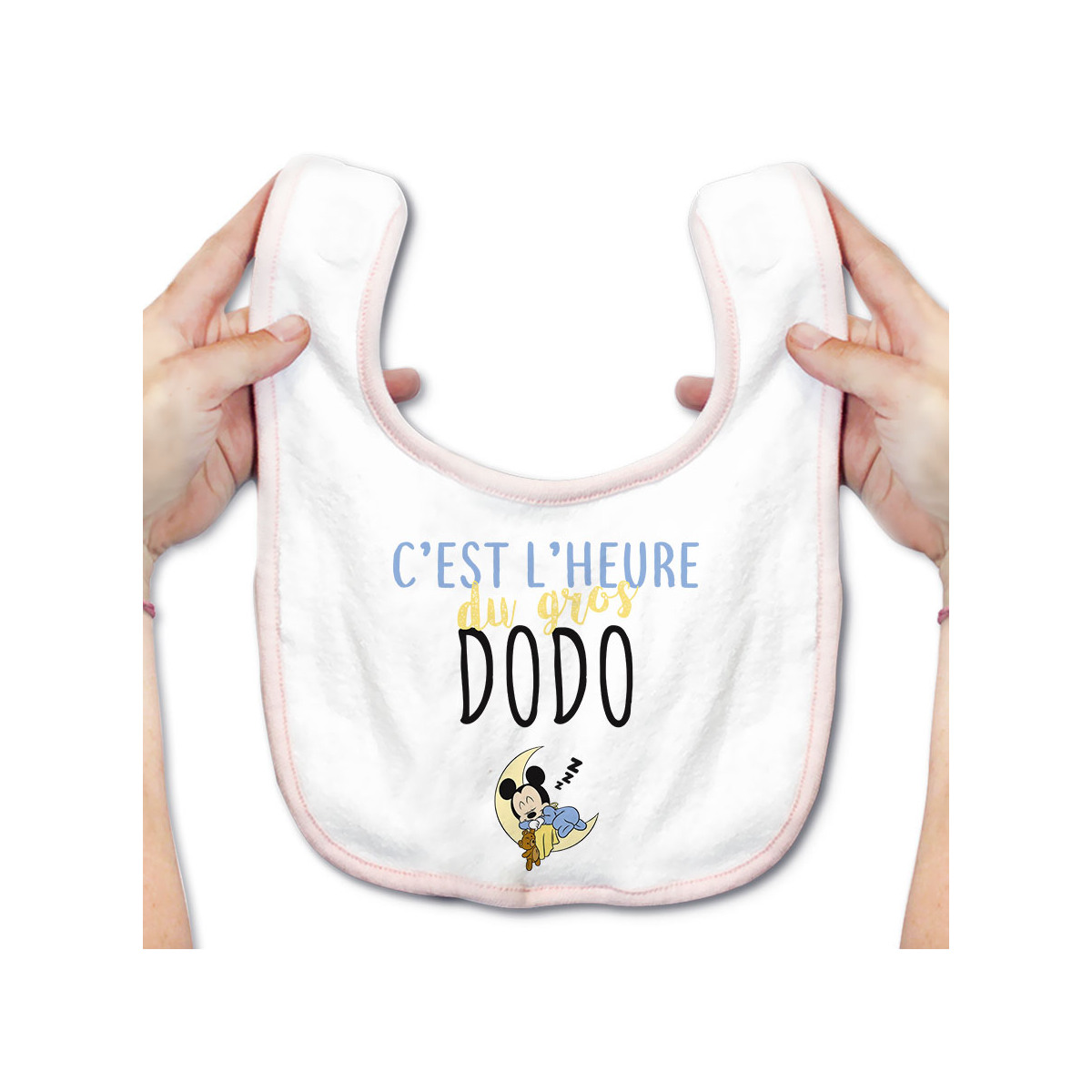 Bavoir bébé C'est l'heure du dodo