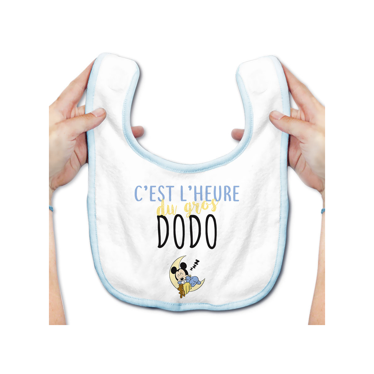 Bavoir bébé C'est l'heure du dodo