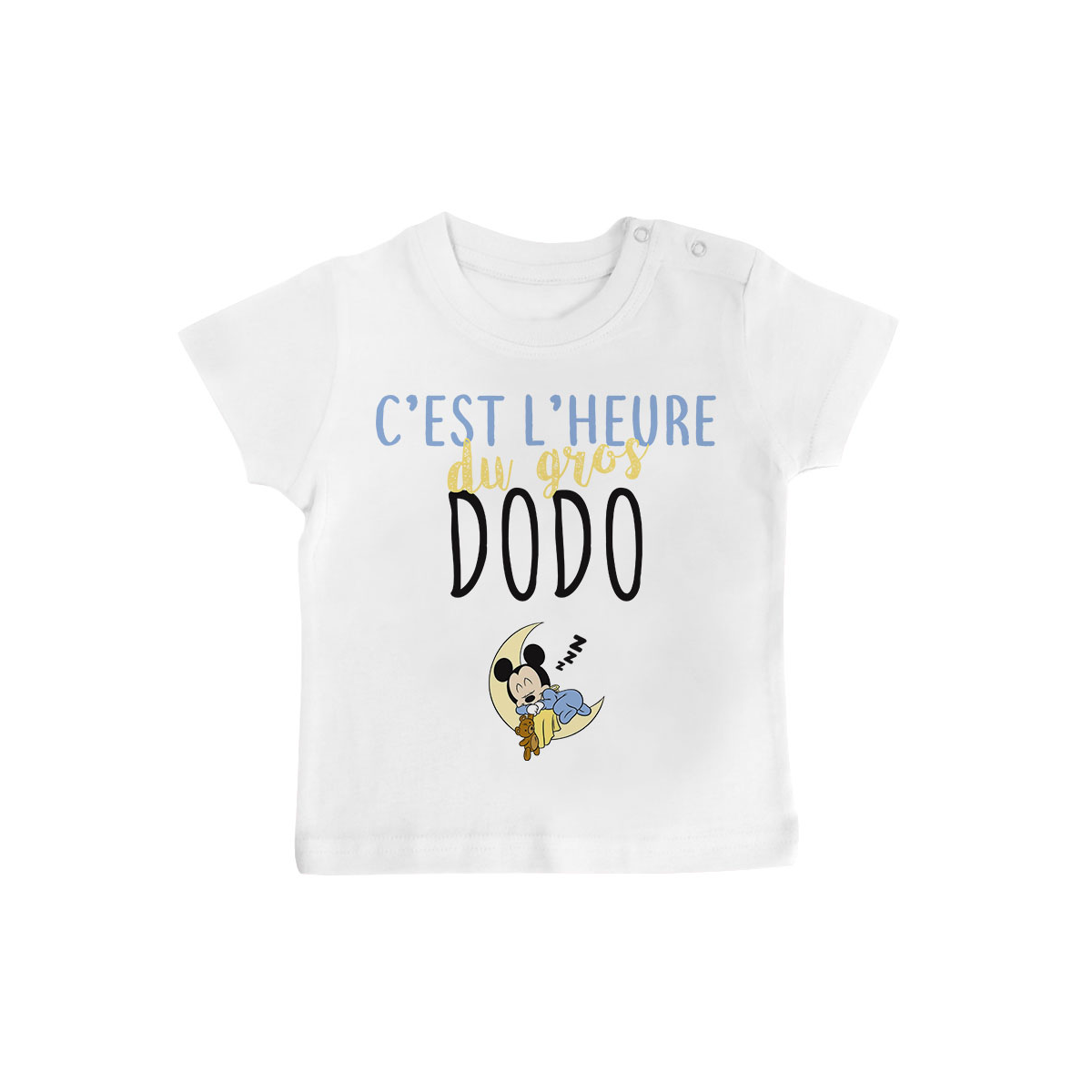 T-shirt bébé C'est l'heure du dodo