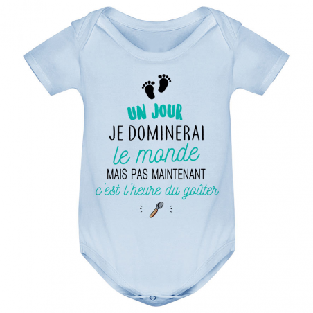 Bavoir bébé C'est l'heure du goûter