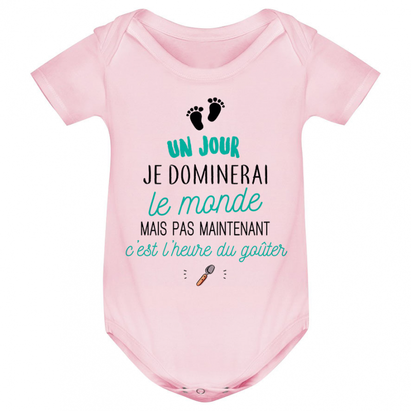 Bavoir bébé C'est l'heure du goûter