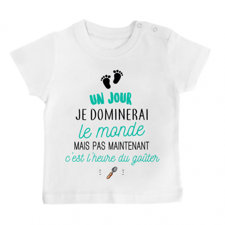 T-shirt bébé C'est l'heure du goûter