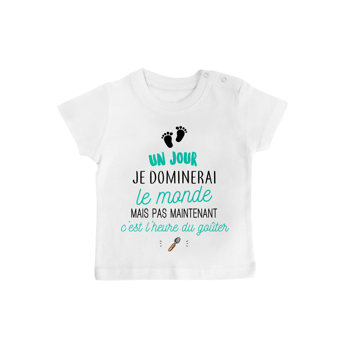 T-shirt bébé C'est l'heure du goûter