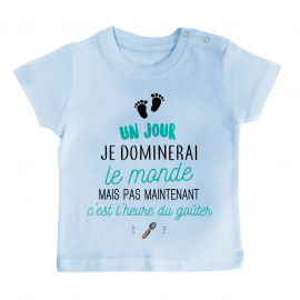 T-shirt bébé C'est l'heure du goûter