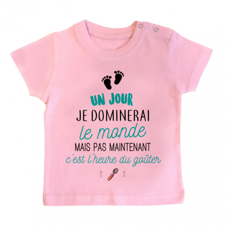 T-shirt bébé C'est l'heure du goûter