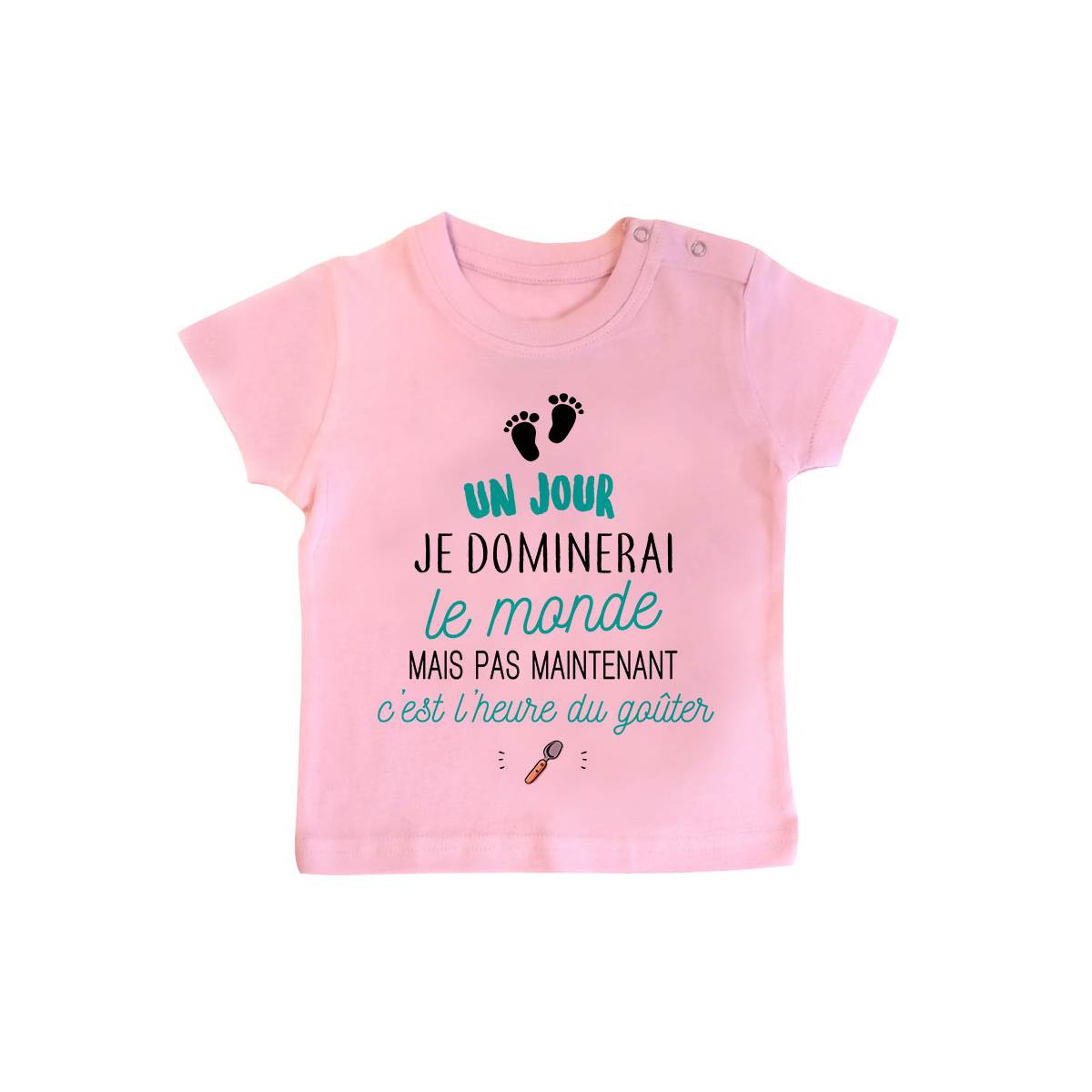 T-shirt bébé C'est l'heure du goûter