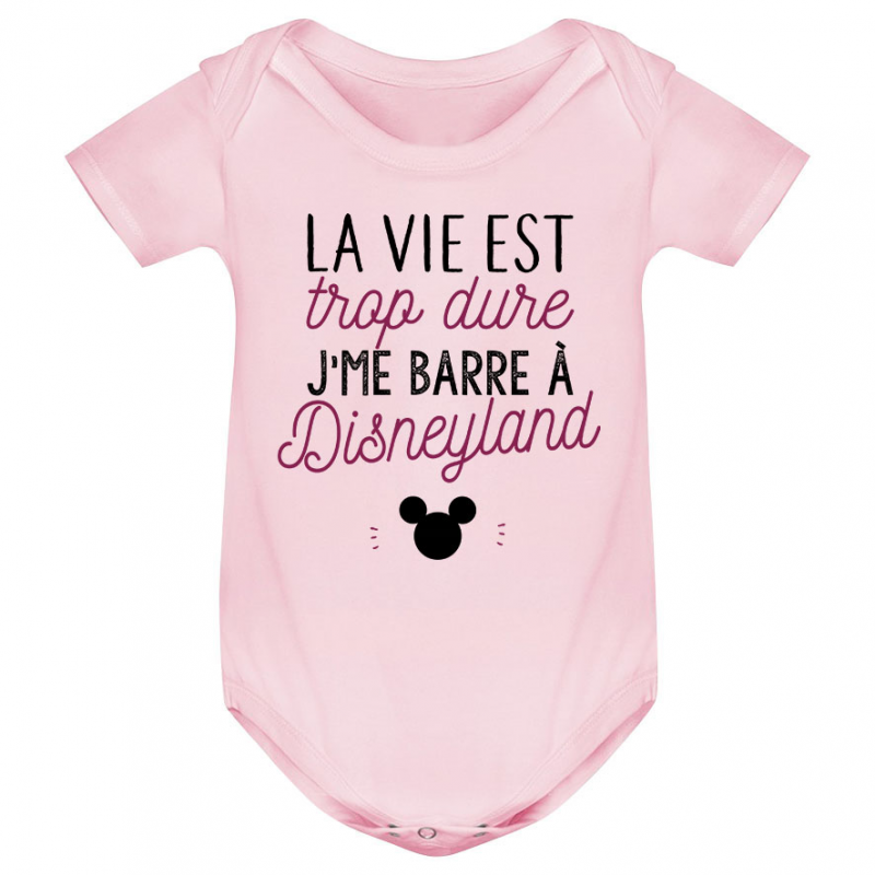 Body bébé J'me barre à Disneyland