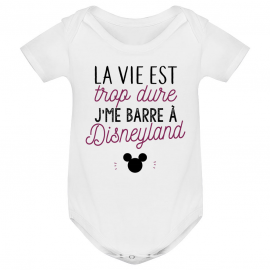 Body bébé J'me barre à Disneyland