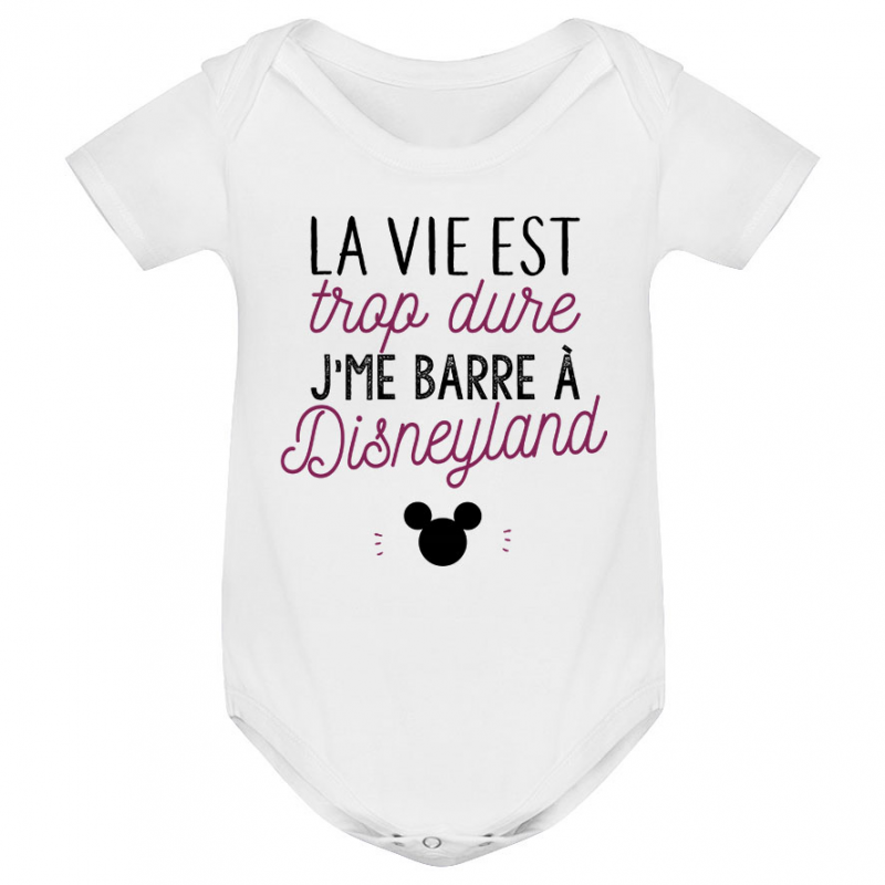 Body bébé J'me barre à Disneyland Body bébé J'me barre à Disneyland