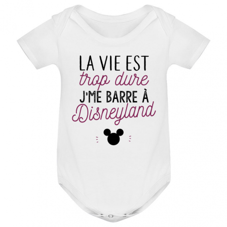 Body bébé J'me barre à Disneyland