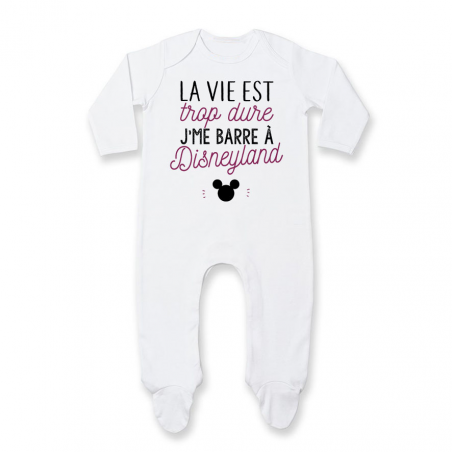 Pyjama bébé J'me barre à Disneyland