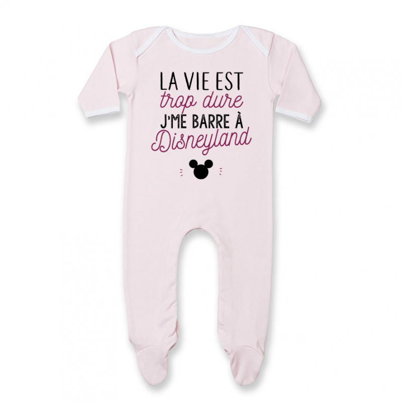 Pyjama bébé J'me barre à Disneyland Pyjama bébé J'me barre à Disneyland