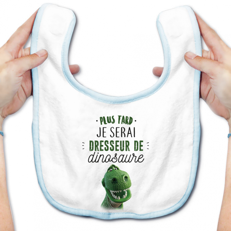 Bavoir bébé Dresseur de dinosaure