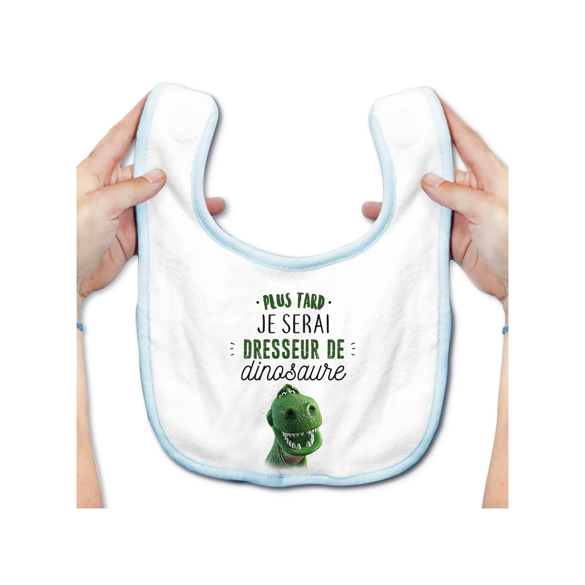 Bavoir bébé Dresseur de dinosaure