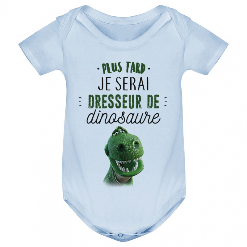 Body bébé Dresseur de dinosaure Body bébé Dresseur de dinosaure