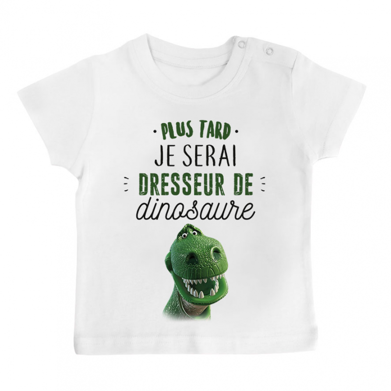 T-shirt bébé Dresseur de dinosaure