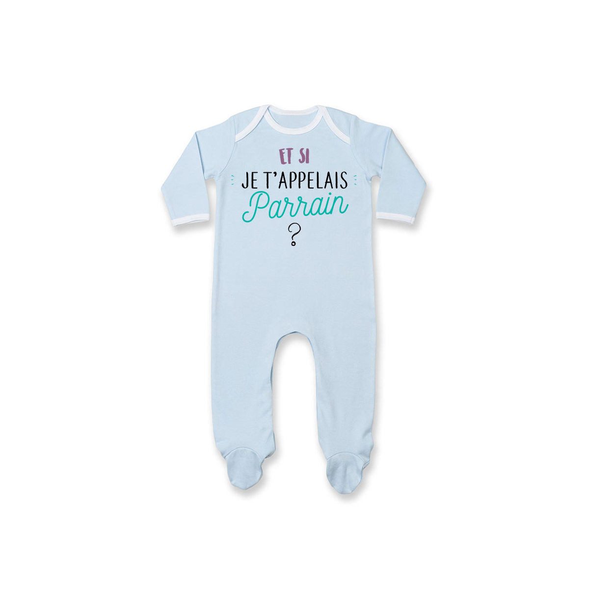 Pyjama bébé Et si je t'appelais Parrain ?