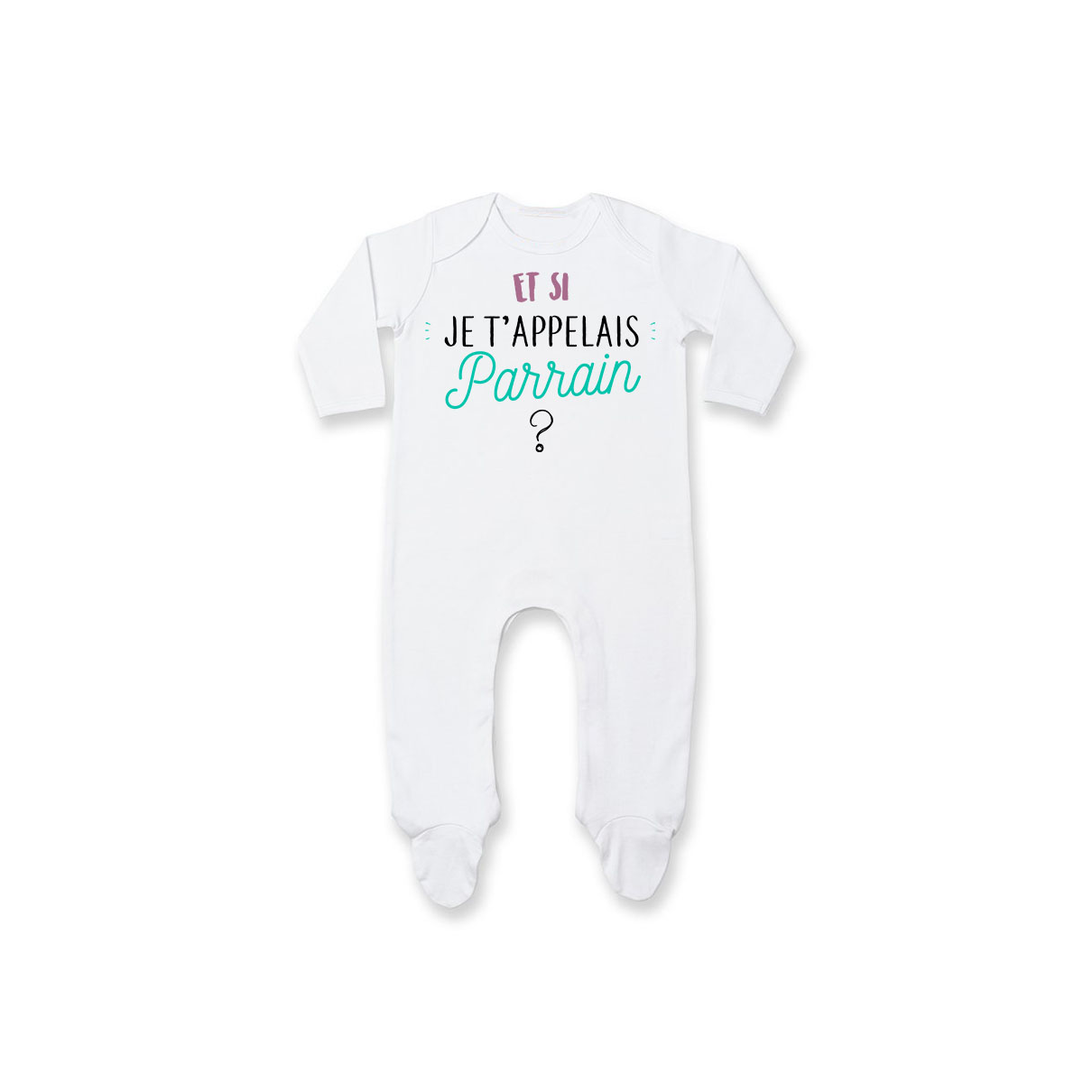 Pyjama bébé Et si je t'appelais Parrain ?