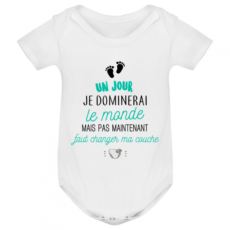 Body bébé Faut changer ma couche Body bébé Faut changer ma couche