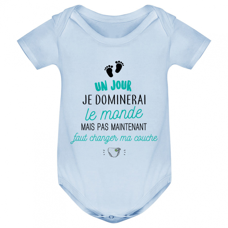 Body bébé Faut changer ma couche Body bébé Faut changer ma couche