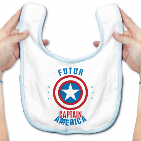 Bavoir bébé Futur Captain America