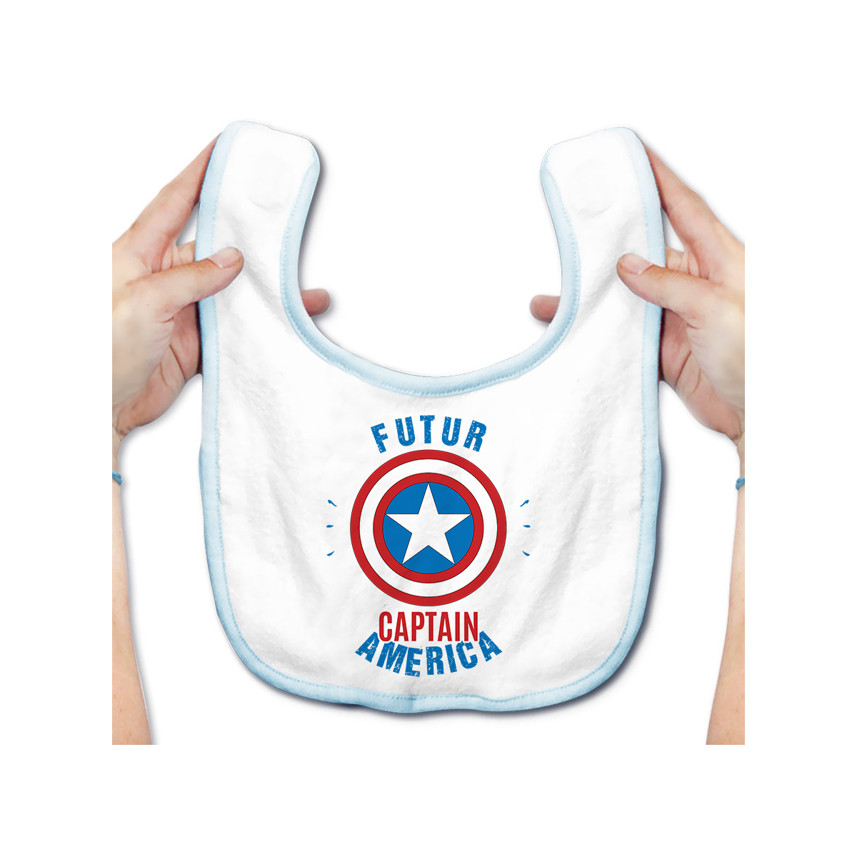 Bavoir bébé Futur Captain America
