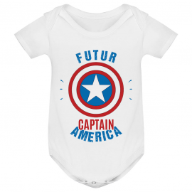 Body bébé Futur Captain America