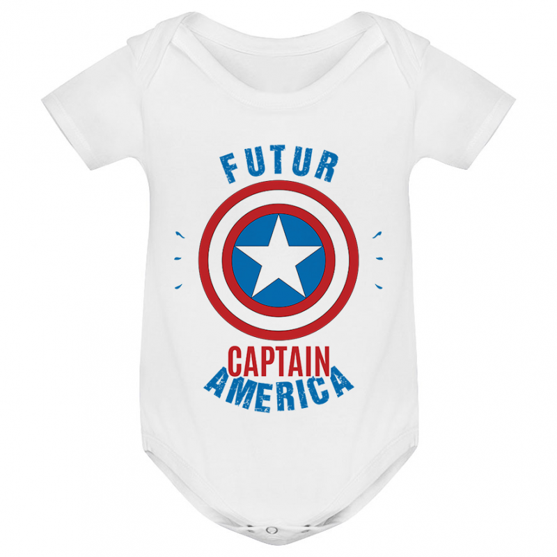 Body bébé Futur Captain America